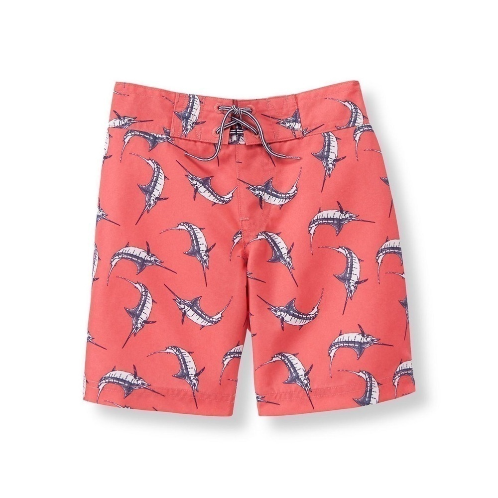 Janie and jack MARLIN PRINT SWIM TRUNK SIZE 5